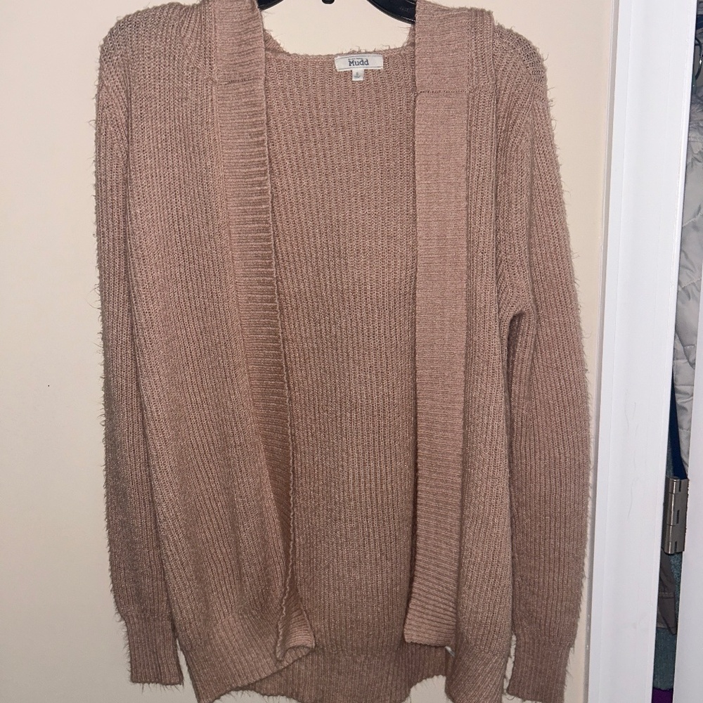Knitted Dusty Pink Cardigan
